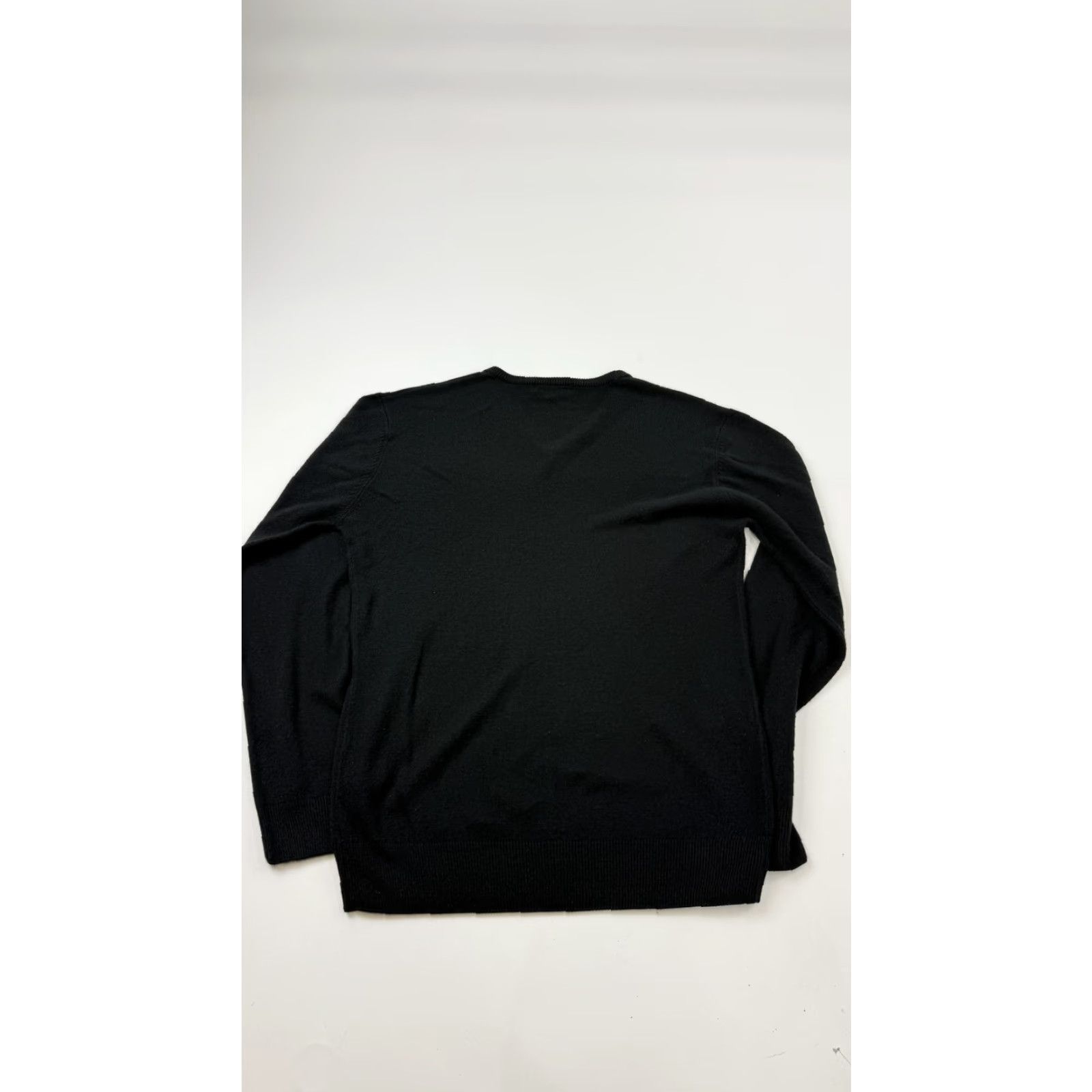 Vintage VINTAGE NET Classic Mens Sweater Black V-Neck Knit Pullover Medium Casual Knitwear Size US M / EU 48-50 / 2 - 6 Thumbnail