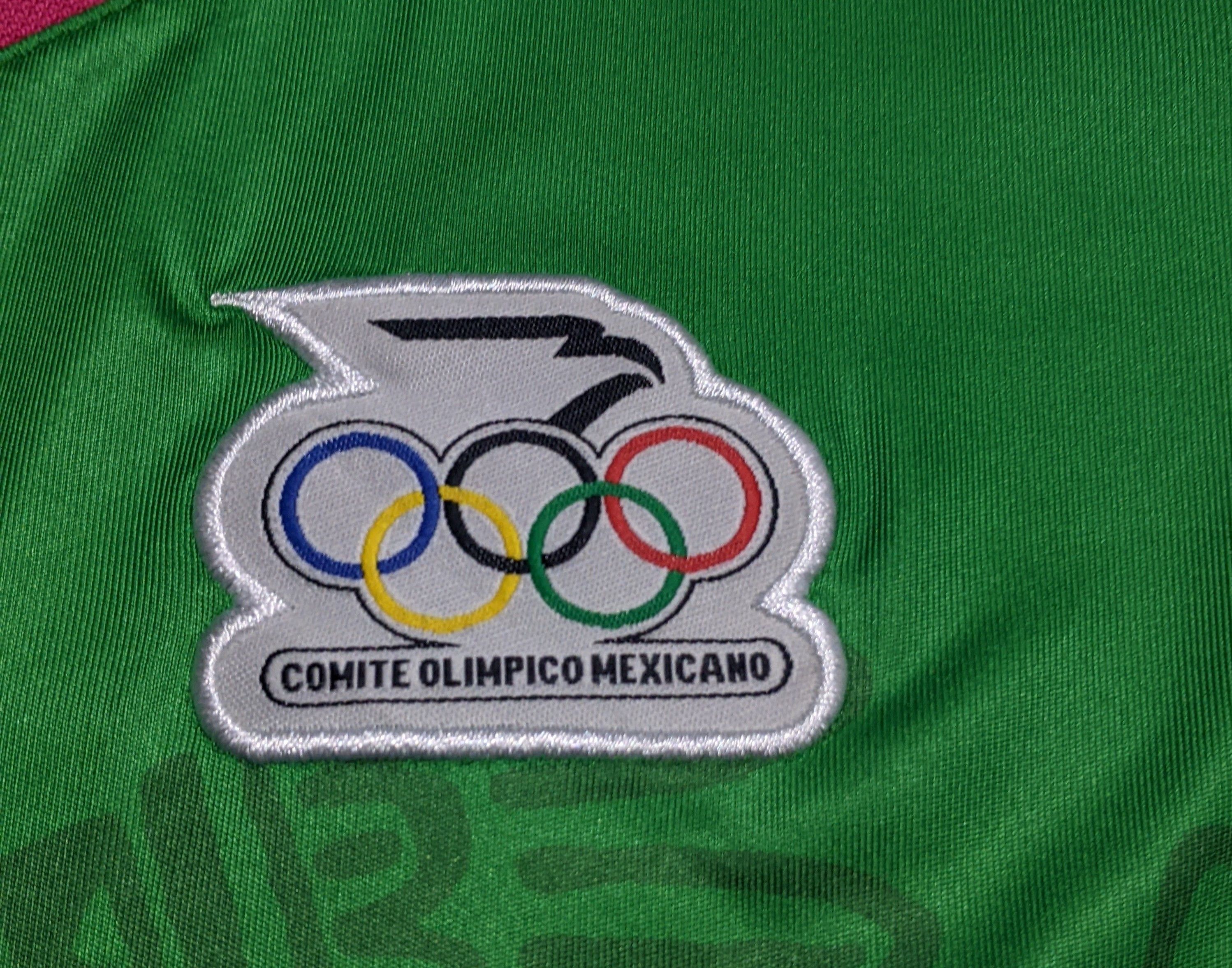 Atletica Mexico 2001 Olympic home Omar Bravo Jersey football shirt Size US L / EU 52-54 / 3 - 6 Thumbnail