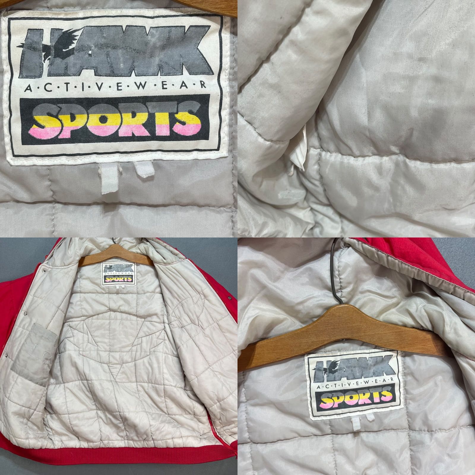 Vintage VINTAGE Hawk Activewear Sports San Francisco 49ers Hooded Jacket XL Red Puffer Jacket Mens Size US XL / EU 56 / 4 - 9 Thumbnail