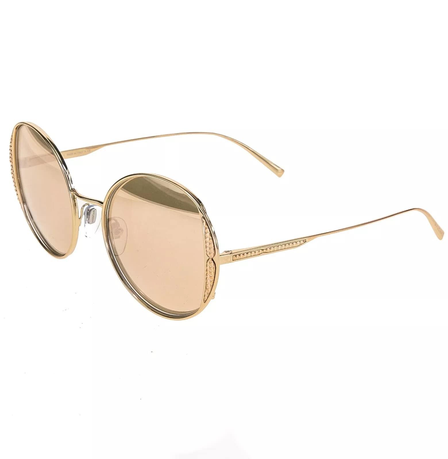 Bvlgari BVLGARI BV6169 Rose Round Metal Fashion Sunglasses 6169 Size ONE SIZE - 5 Thumbnail