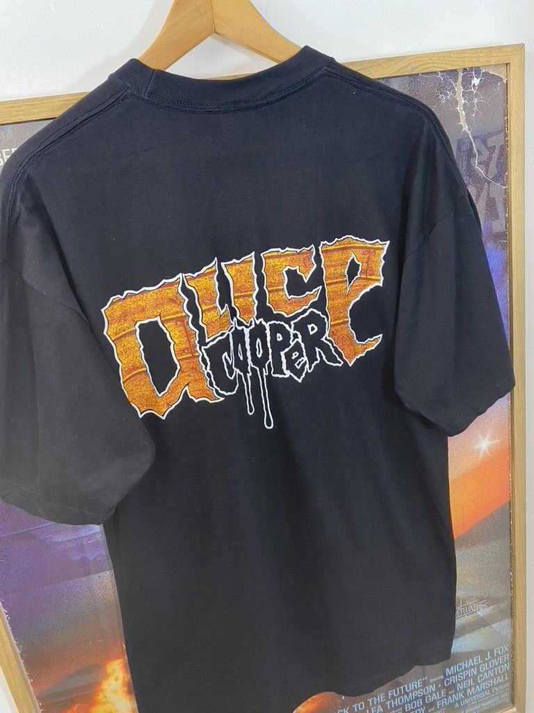 Band Tees × Brockum × Vintage 1991 Vintage Alice Cooper Schools Out Heart Dagger T Shirt Size US L / EU 52-54 / 3 - 3 Thumbnail