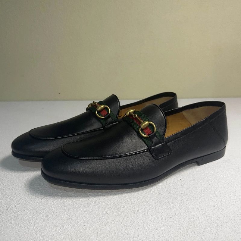 Gucci Gucci Men's Leather Loafers with Horsebit - Size US 9 / EU 42 - 1 Thumbnail