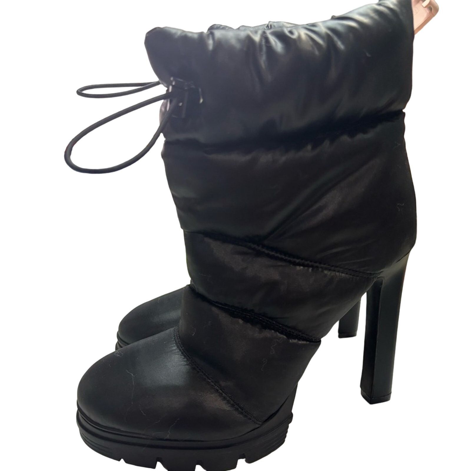 Guess GUESS Women's Jara Black High Heel Platform Booties Sz 7 Size US 7 / IT 37 - 2 Thumbnail
