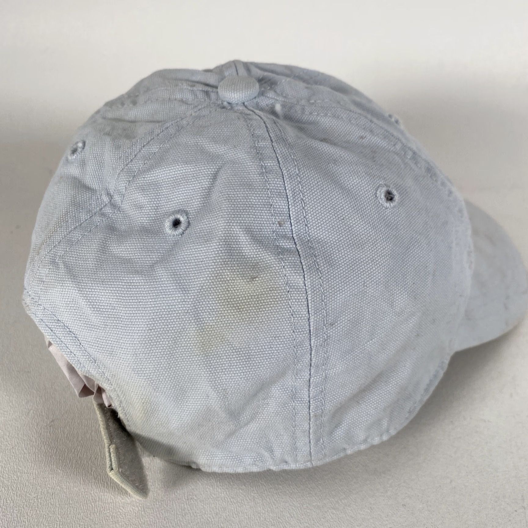 Carhartt VINTAGE Carhartt Force 102427 Women's Odessa Cap Light Blue Canvas Adjustable READ Size ONE SIZE - 6 Thumbnail
