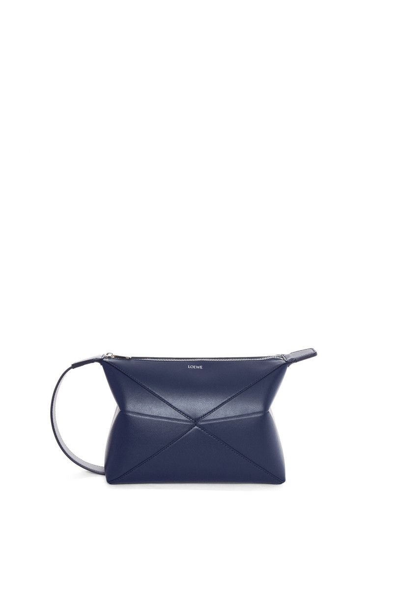 Loewe o1in1g0426 Size: OS/ Puzzle Fold Wash Bag in Abyss Blue Size ONE SIZE - 1 Thumbnail