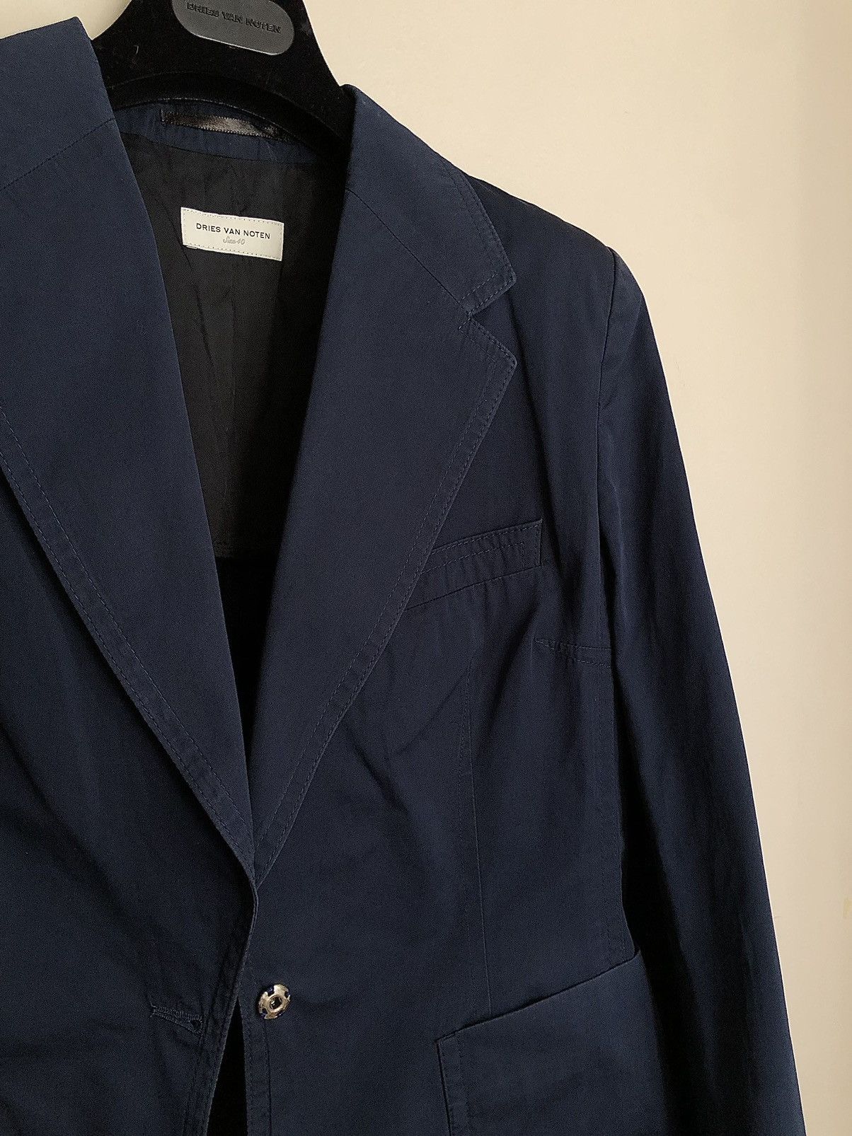 Dries Van Noten Dries Van Noten Vintage Single Snap Button Blazer Size S / US 4 / IT 40 - 18 Thumbnail
