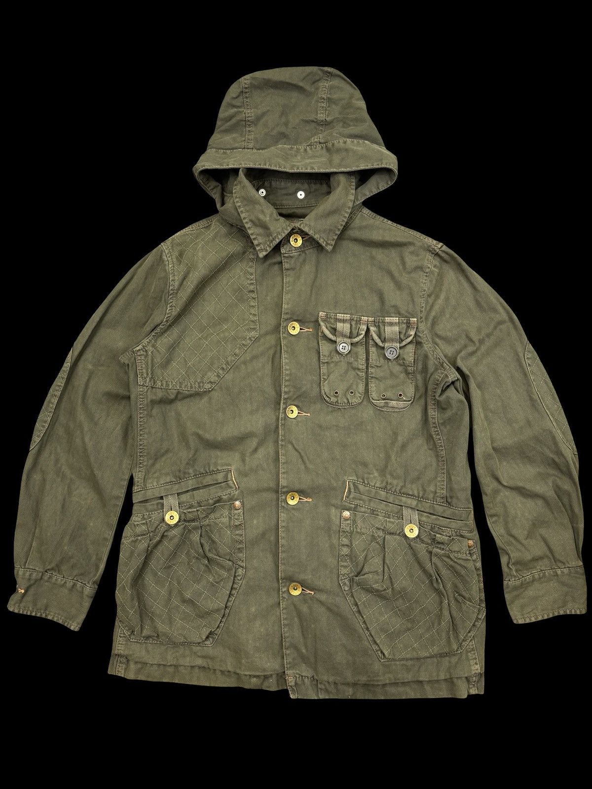Edwin 💥Archival💥Edwin Guerilla Style HBT Fabric Jacket F919 Size US L / EU 52-54 / 3 - 1 Thumbnail