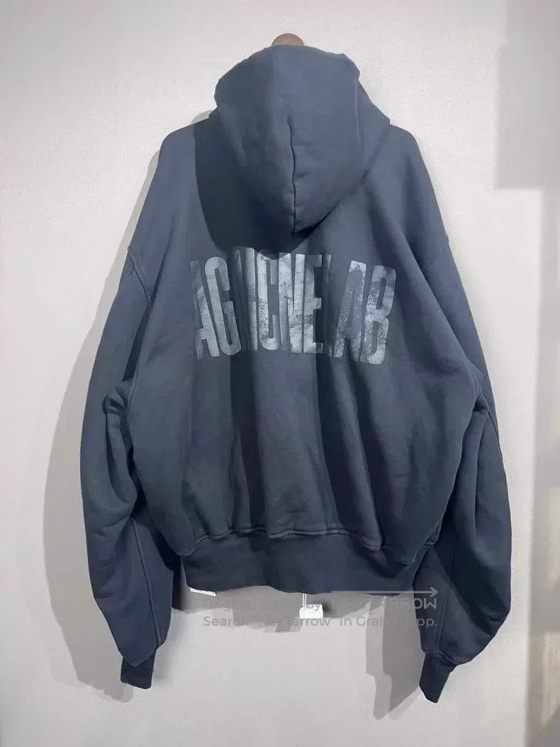 Balenciaga Balenciaga Reversed Letter Zip-up Hoodie Size US XXS / EU 40 - 2 Thumbnail