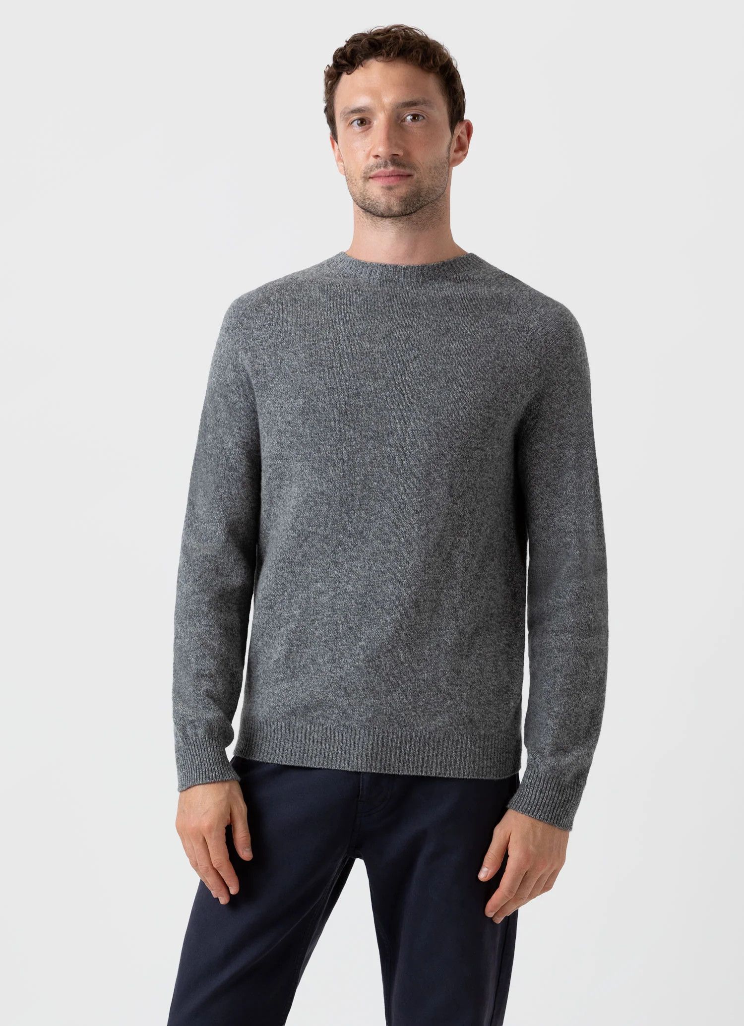 Sunspel Lambswool Crewneck Jumper Size US S / EU 44-46 / 1 - 4 Thumbnail