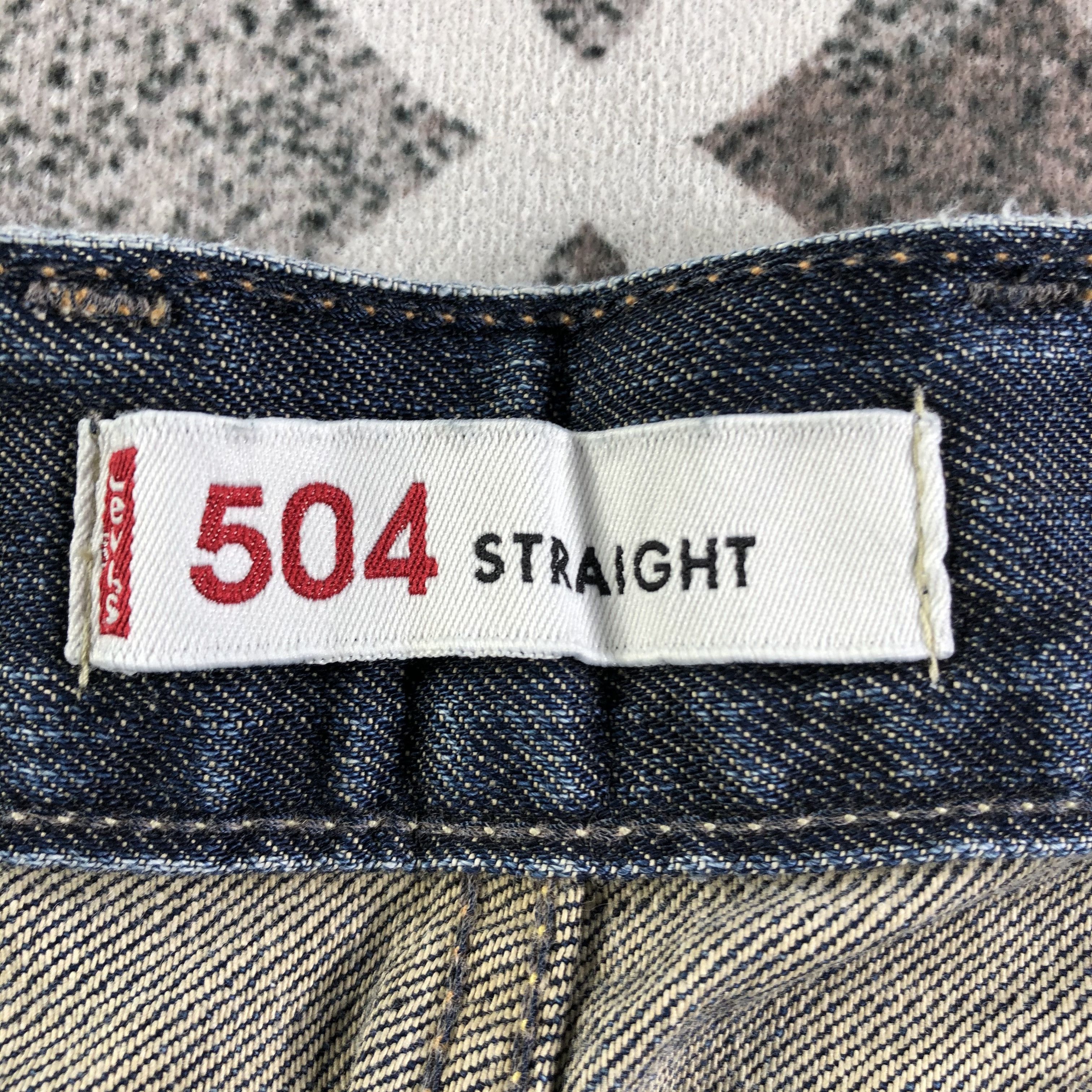Levi's Vintage Levis Jeans 504 Distressed Denim KJ2528 Size US 30 / EU 46 - 10 Thumbnail