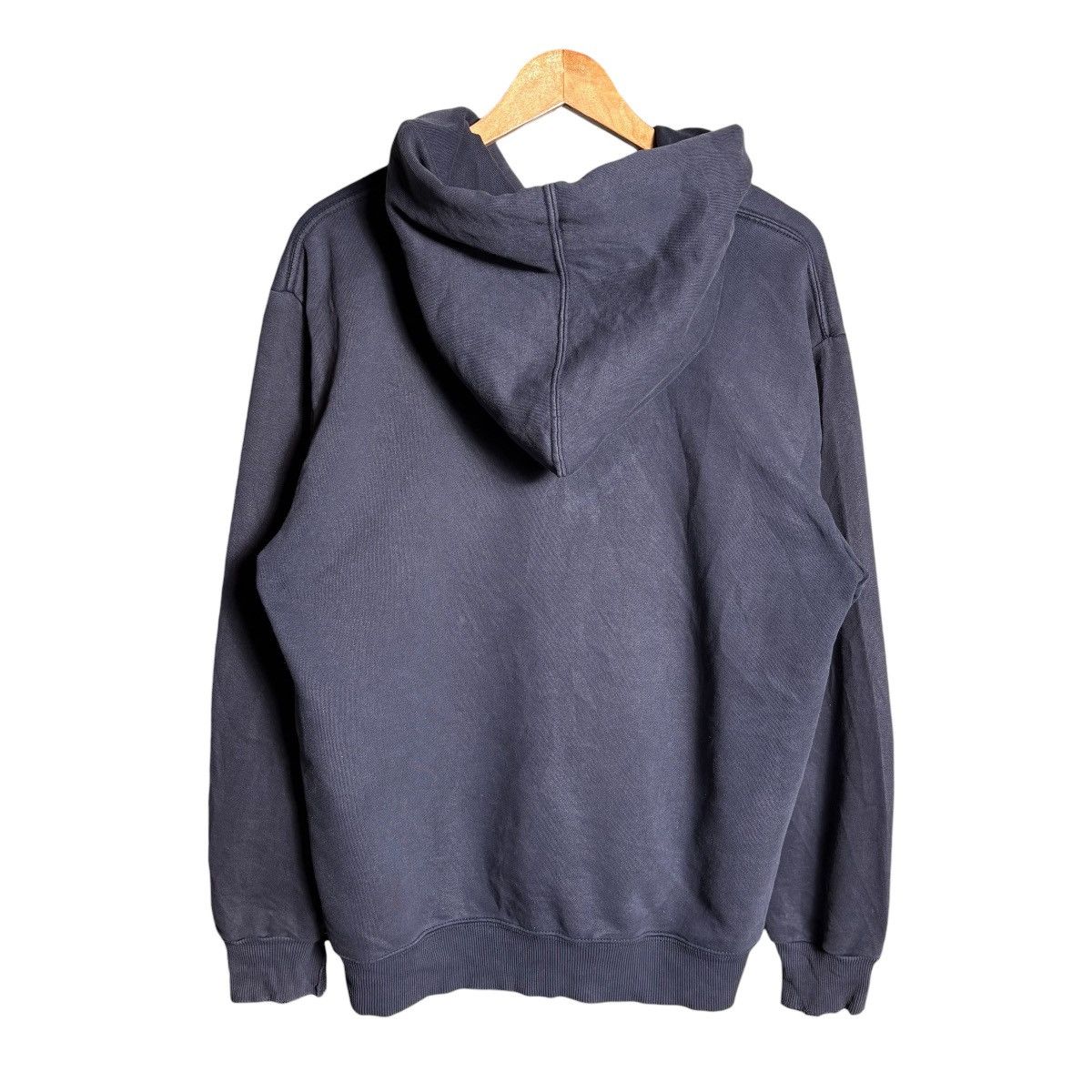 Polo Ralph Lauren Vintage 90s Polo Ralph Lauren Jeans Navy Distressed Hoodie Size US L / EU 52-54 / 3 - 2 Thumbnail