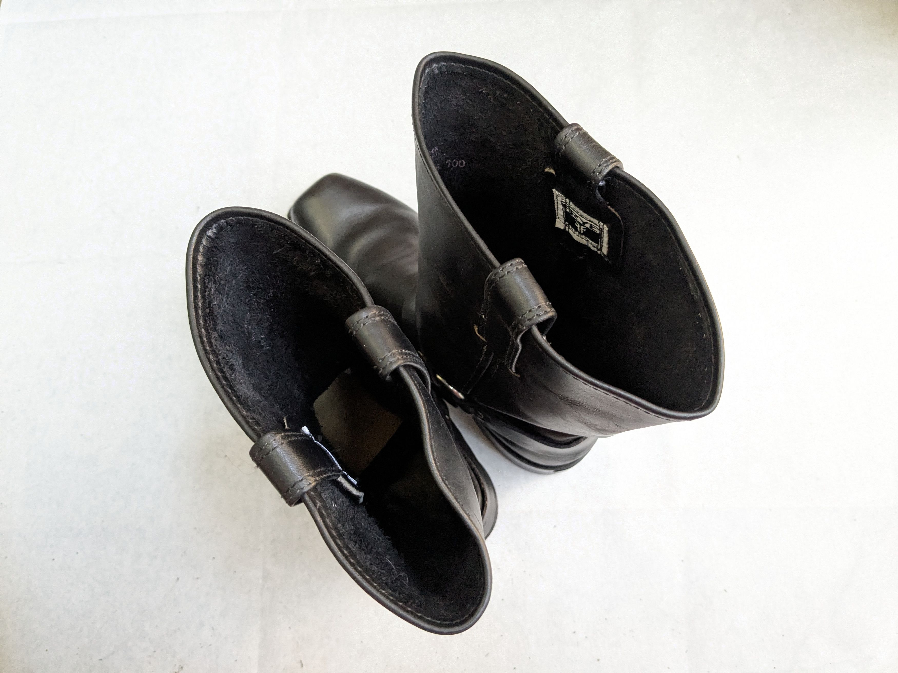 Frye Frye Harness Boots Black Leather 11 M Leather Buckle Size US 11 / EU 44 - 15 Thumbnail