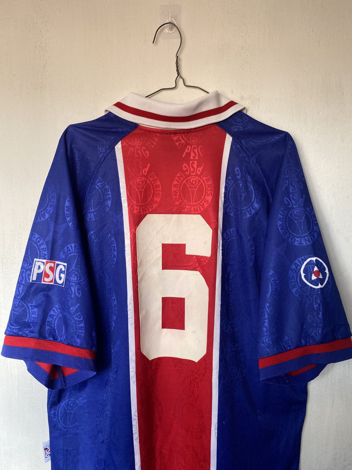 Nike × Vintage Vintage 1996/97 PSG Home Jersey Size US L / EU 52-54 / 3 - 6 Thumbnail
