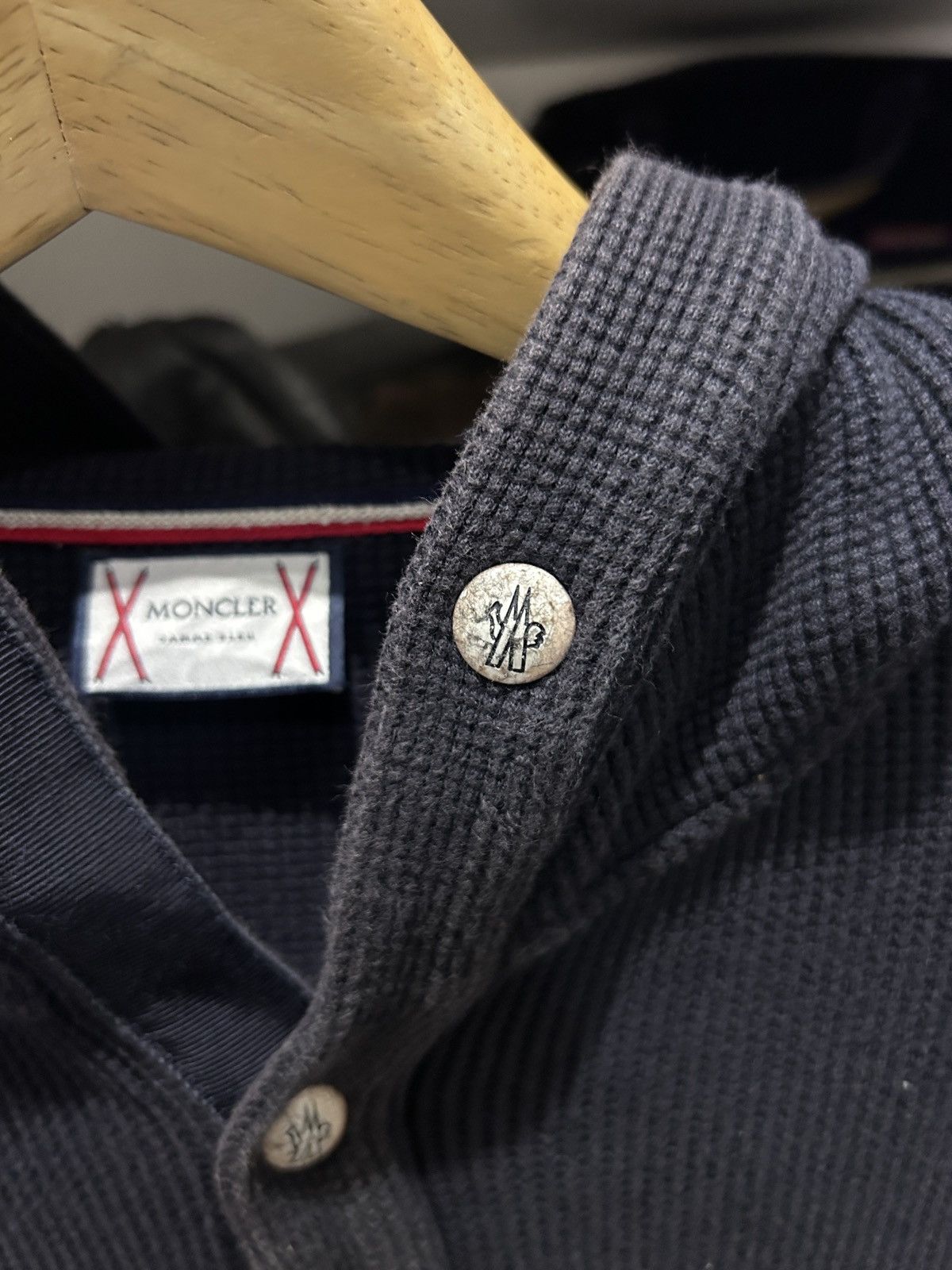 Moncler MONCLER Gamma Blue Cardigan made in Italy Size US M / EU 48-50 / 2 - 5 Thumbnail