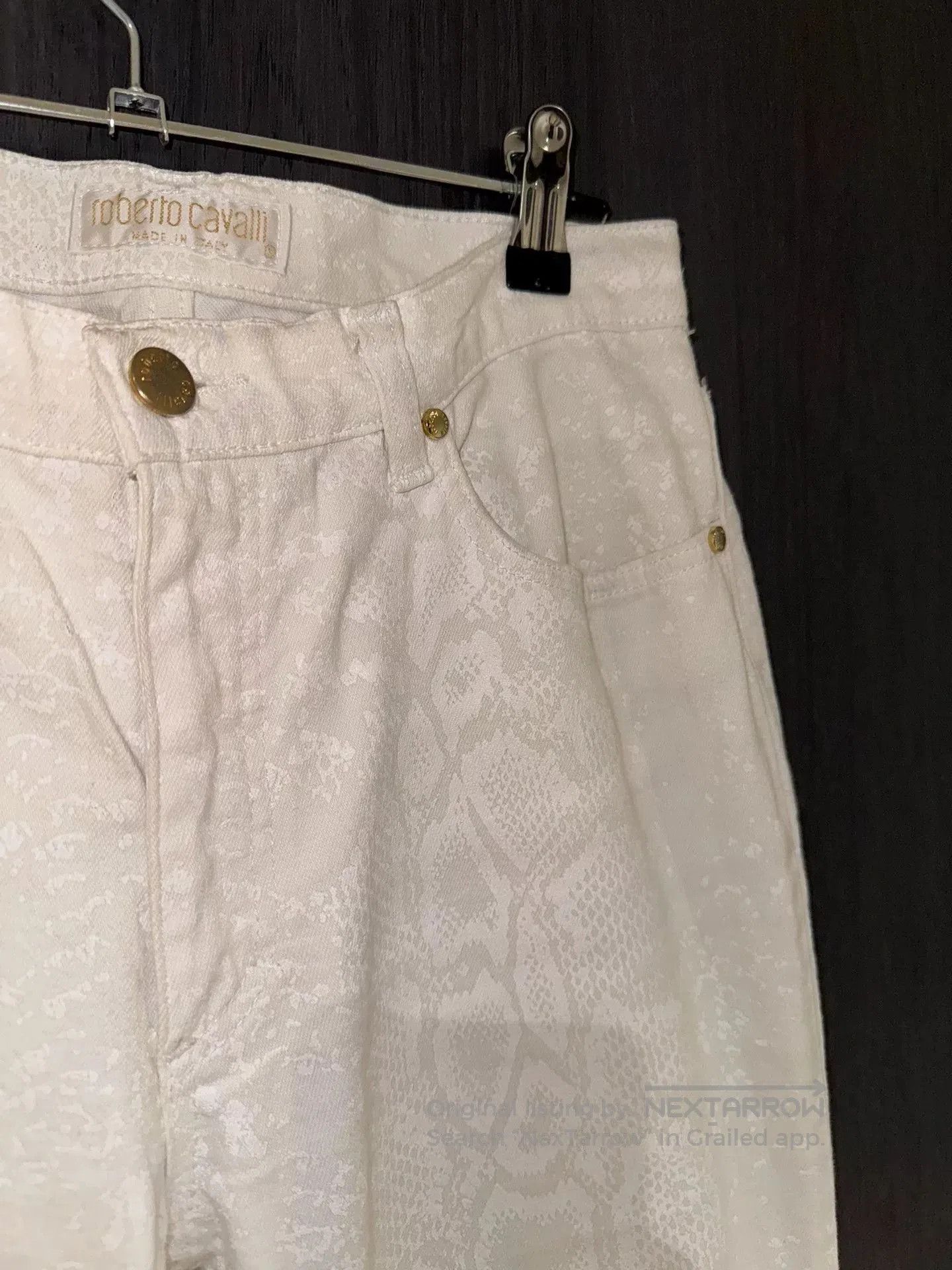 Roberto Cavalli Roberto Cavalli Snake Skin Jeans. Size 26" / US 2 / IT 38 - 2 Thumbnail