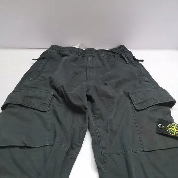 Stone Island Stone Island Black Elastic Waist Cargo Pants Size US 30 / EU 46 - 4 Thumbnail