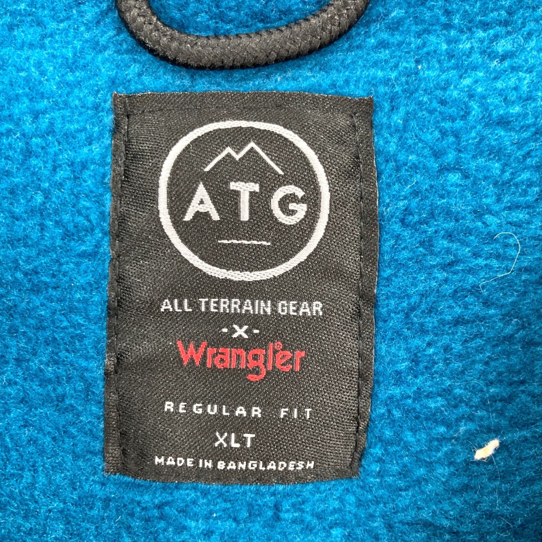 Wrangler Wrangler ATG All Terrain Gear Fleece Full Zip Jacket Mens XLT Blue Hiking Camp Jacket Size US XL / EU 56 / 4 - 4 Thumbnail