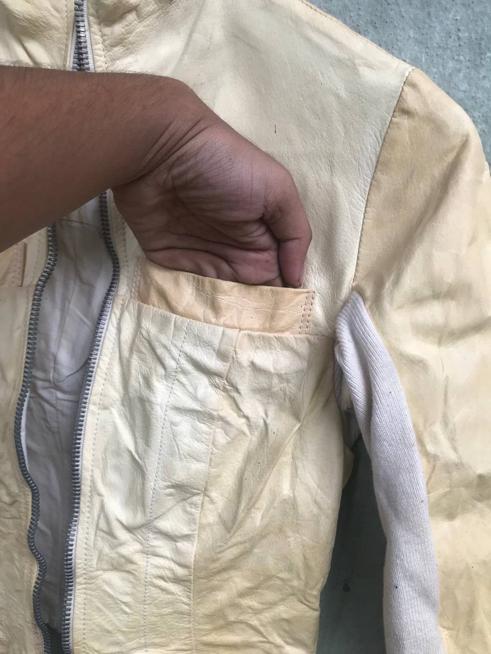 Rick Owens 🔥last Drop🔥Accept Offer Rick Owens Leather bikers Jacket Size S / US 4 / IT 40 - 9 Thumbnail