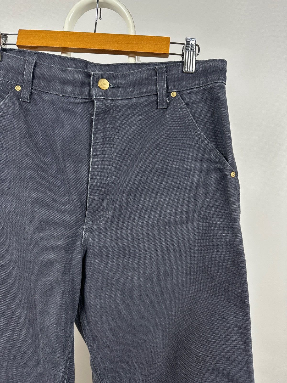 Carhartt Vintage Carhartt Gray Single Knee Cargo Pants Size US 32 / EU 48 - 14 Thumbnail