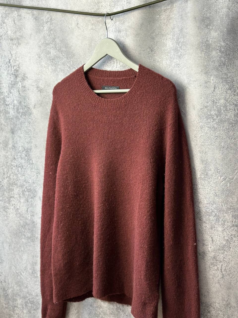 Allsaints ALLSAINTS Hawk Crew Wool Sweater Oversized Men's Size Small Size US S / EU 44-46 / 1 - 1 Thumbnail