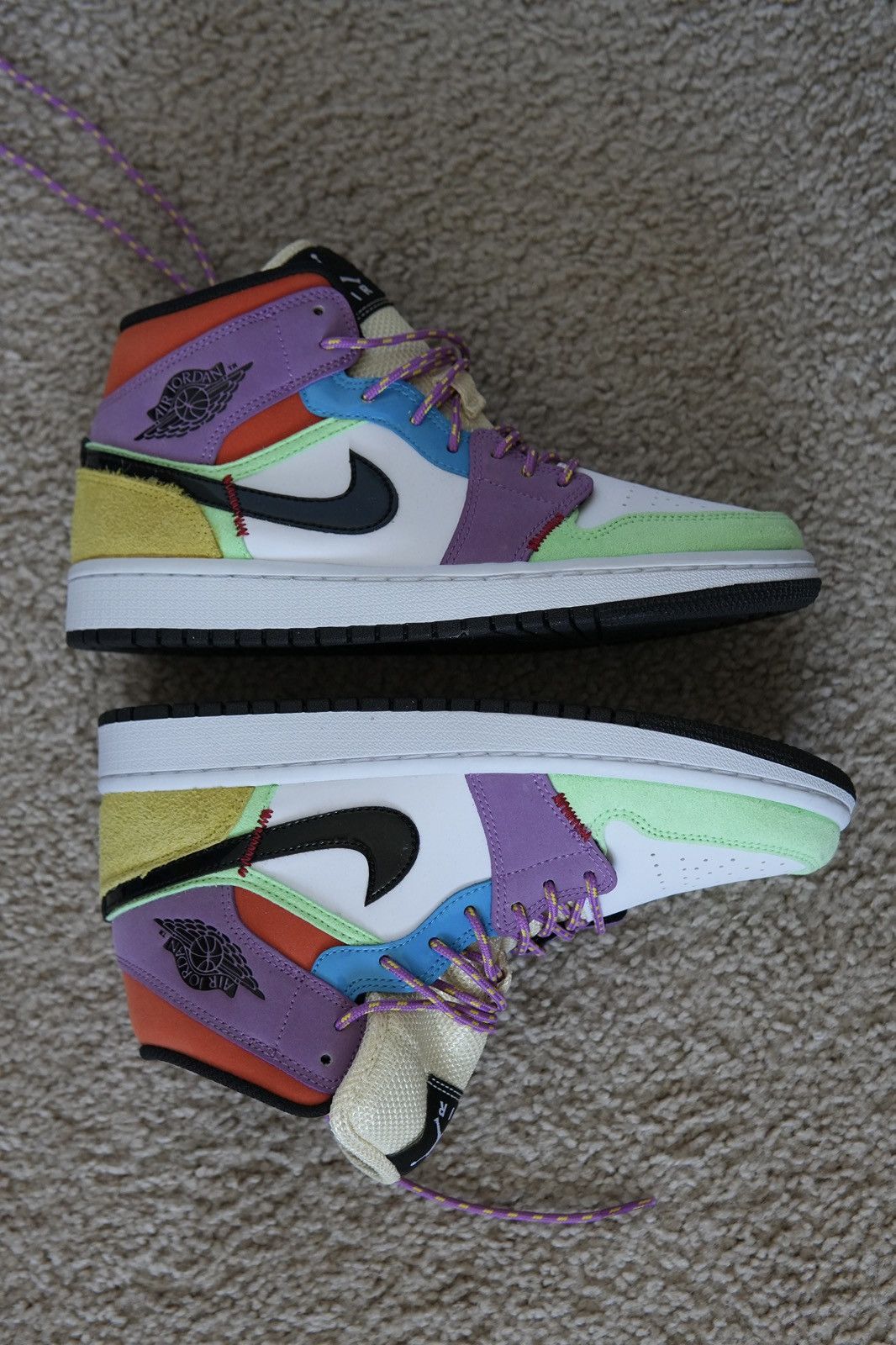 Nike Jordan 1 Mid SE Lightbulb Team Orange Size US 7.5 / IT 37.5 - 4 Thumbnail