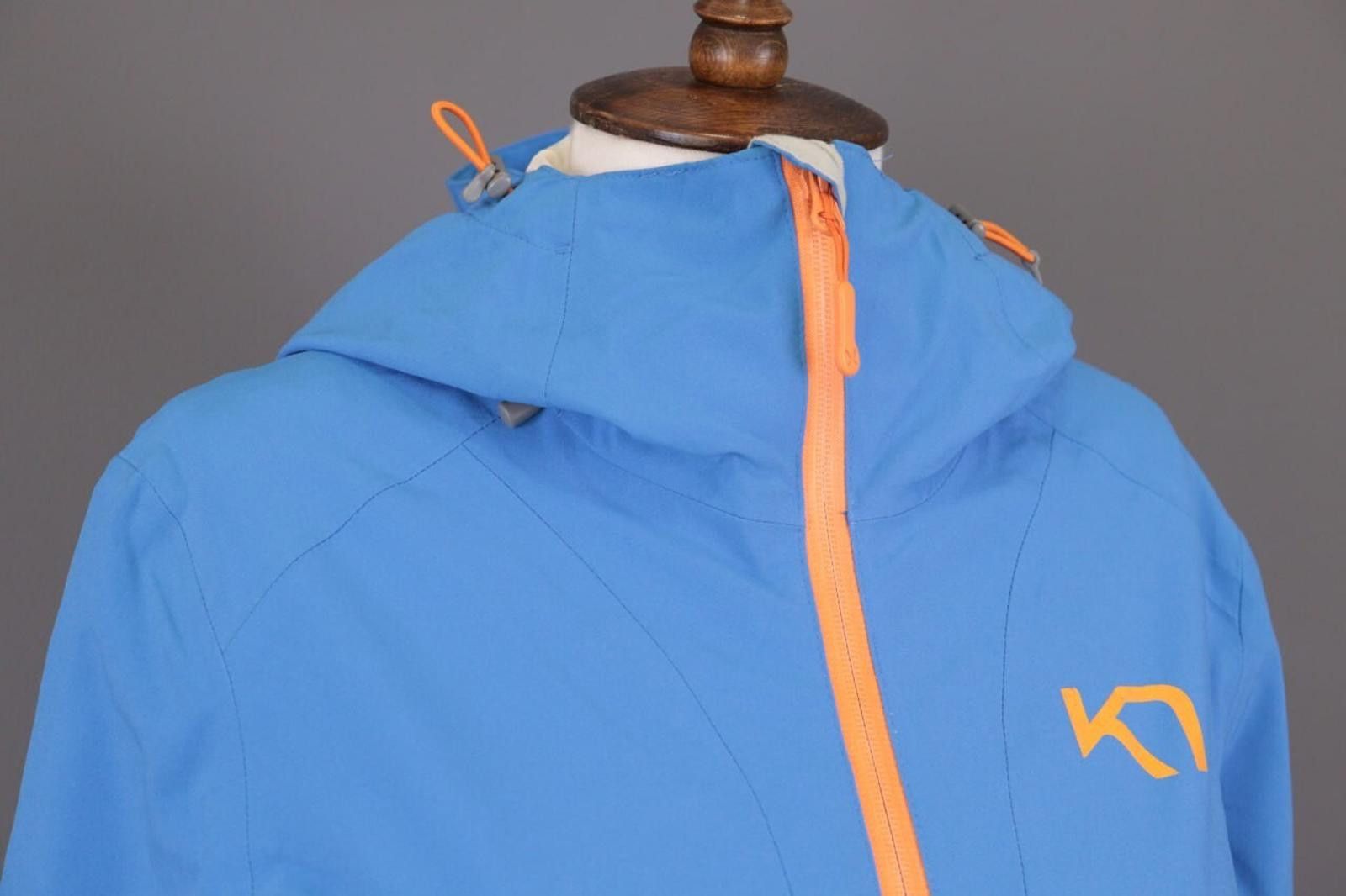 Designer Kari Traa Blue Full Zip Hooded Waterproof Jacket Size M Size M / US 6-8 / IT 42-44 - 7 Thumbnail