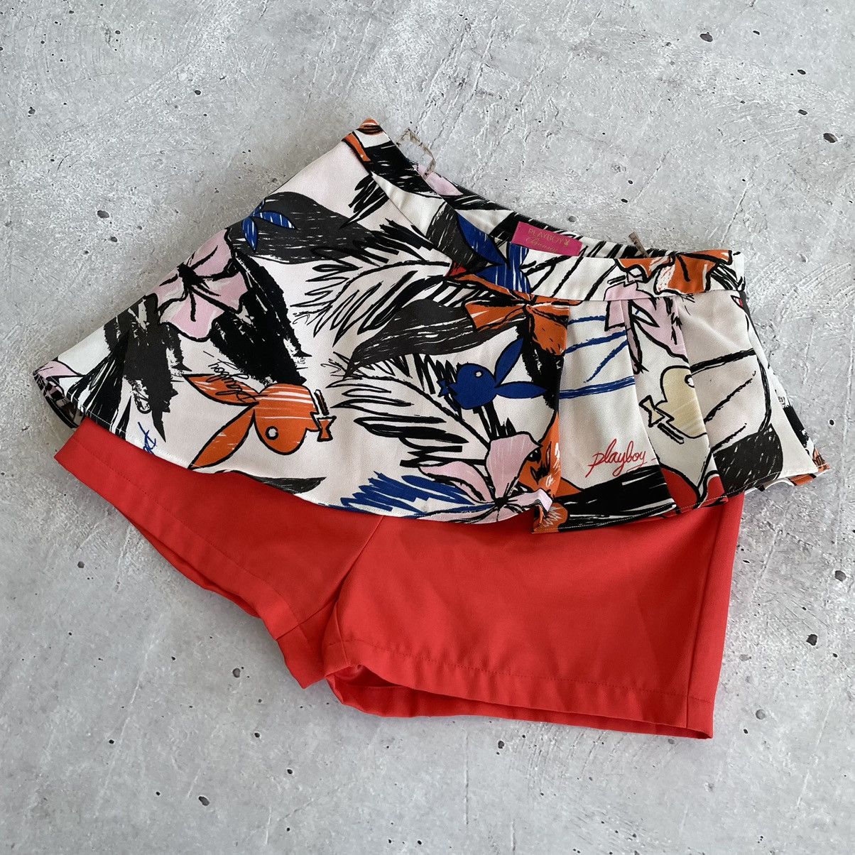 Playboy × Vintage Vintage archive play boy shorts logo print bunny y2k Size 26" / US 2 / IT 38 - 3 Thumbnail