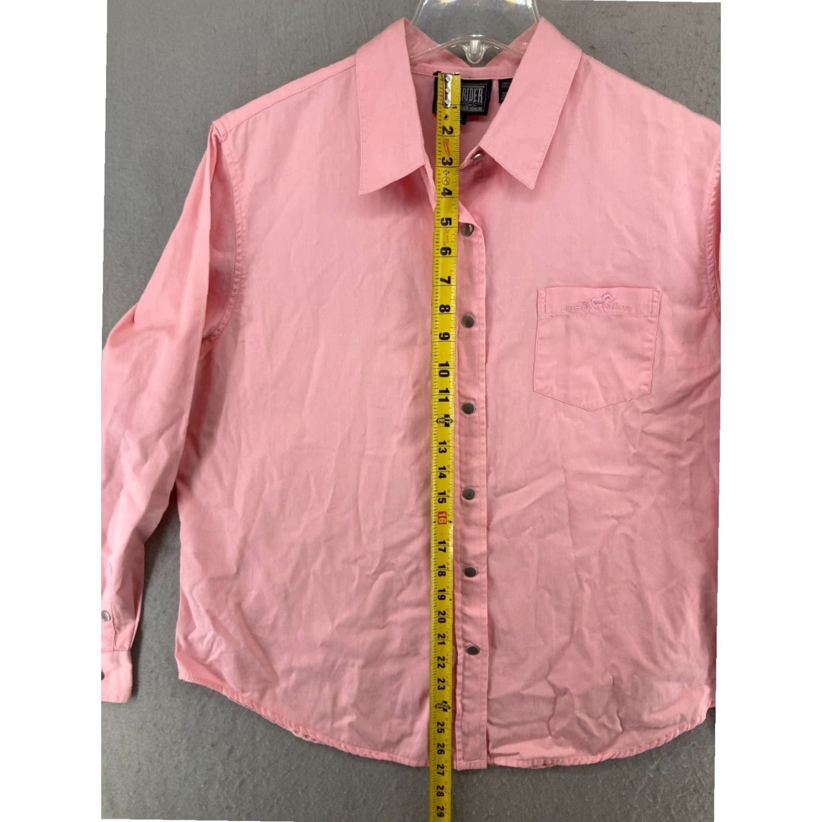 Pinko Rough Rider Mens Extra Large XL Pink Cowboy Snap Shirt Size US XL / EU 56 / 4 - 3 Thumbnail