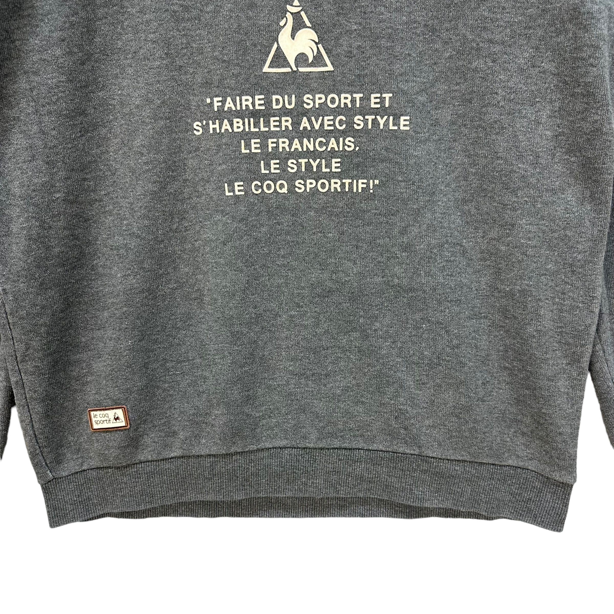 Le Coq Sportif LE COQ SPORTIF BIG LOGO SWEATSHIRTS #8828-029 Size US M / EU 48-50 / 2 - 4 Thumbnail