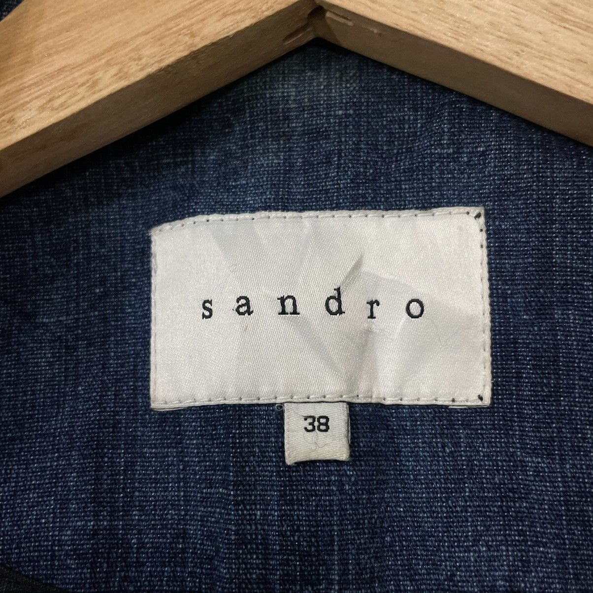 Sandro Vintage Sandro Double Collar Short Sleeve Jacket Size US M / EU 48-50 / 2 - 16 Thumbnail