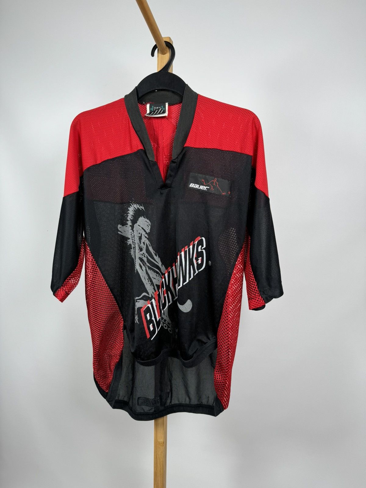 NHL × Vintage VINTAGE Chicago Blackhawks t-shirt hockey NHL Bauer OFF ICE Size US L / EU 52-54 / 3 - 2 Thumbnail