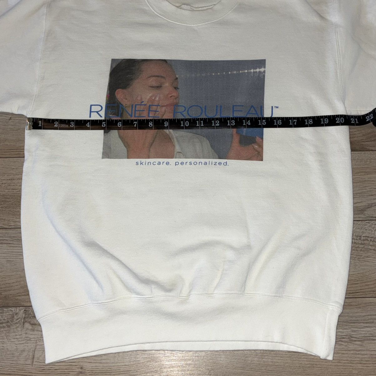 Other Renee Rouleau skincare white crewneck sweatshirt Size US M / EU 48-50 / 2 - 4 Thumbnail