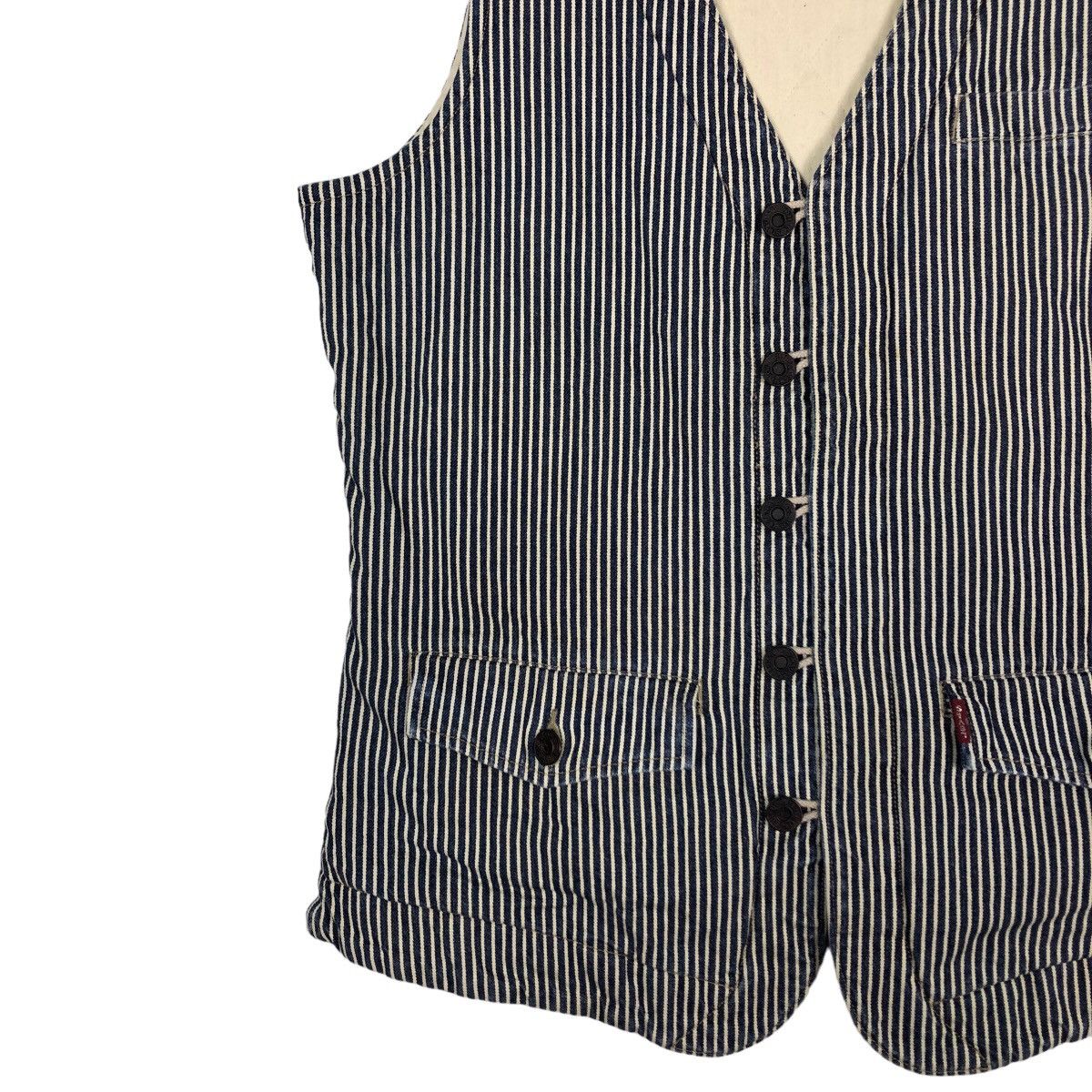 Levi's 🔥Vintage Waist Coats Hickory Striped Levi’s Size US M / EU 48-50 / 2 - 4 Thumbnail