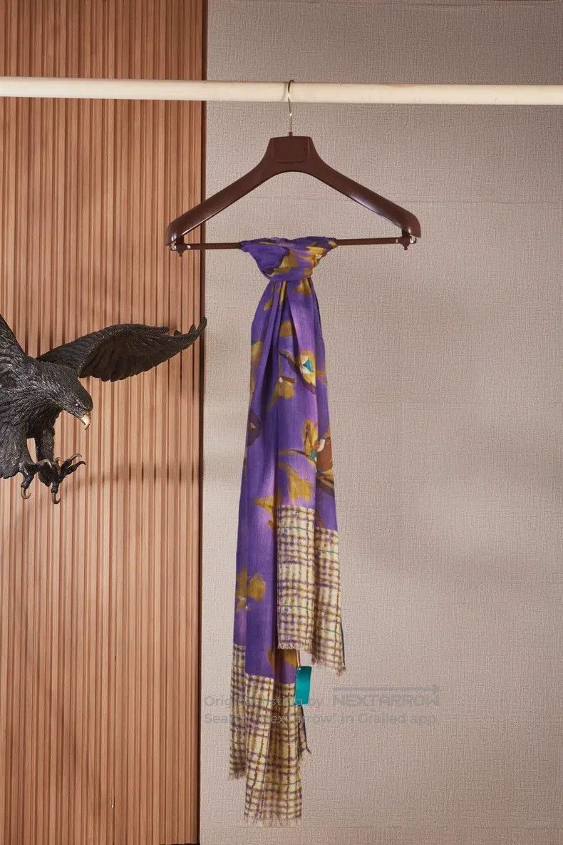 Loro Piana LORO PIANA size 196*68cm Fine-woven thin scarf shawl 70% ca Size ONE SIZE - 1 Thumbnail