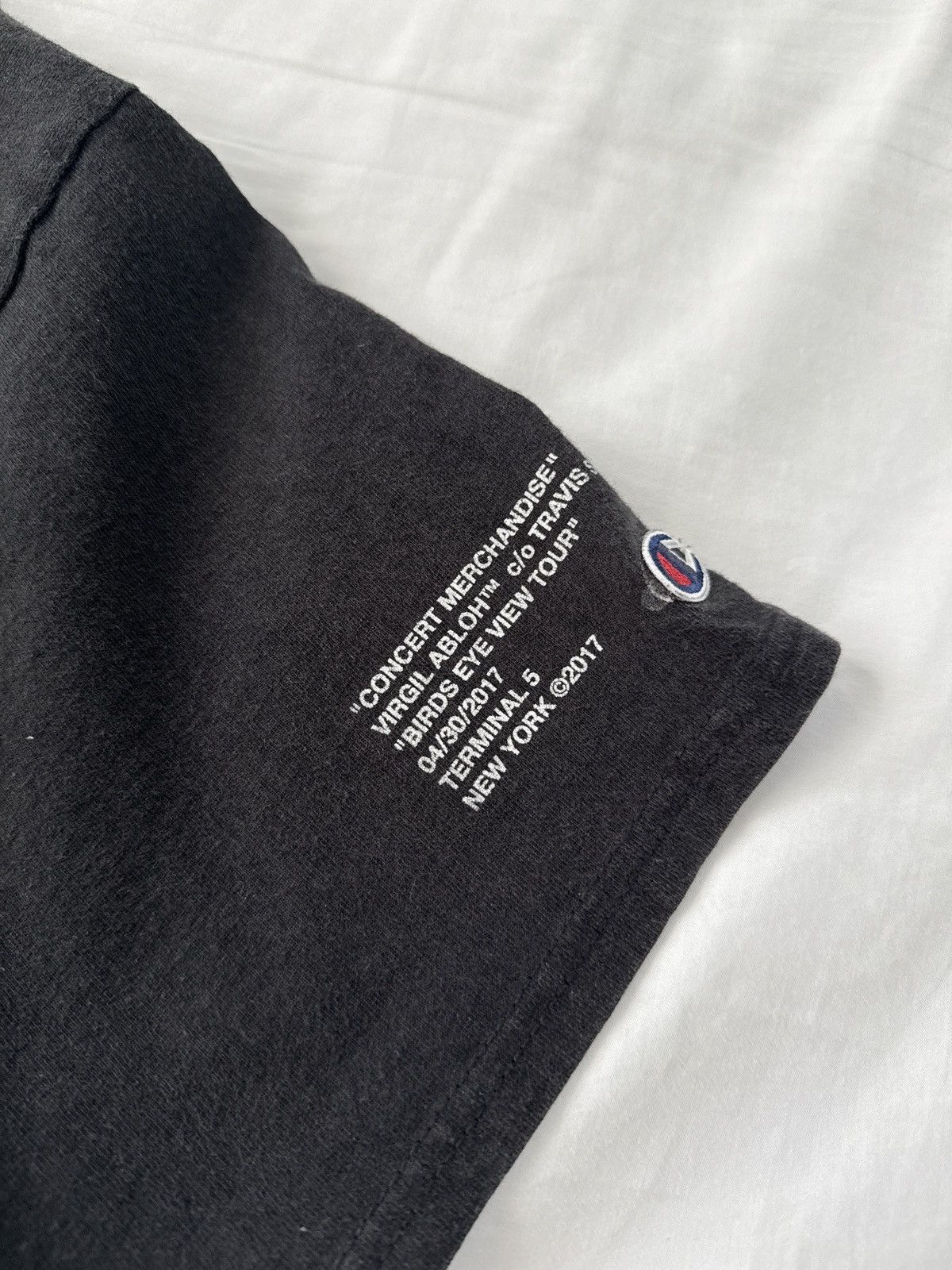 Travis Scott × Virgil Abloh Travis Scott Virgil Abloh “Merchandise” Tee Black Size US M / EU 48-50 / 2 - 4 Thumbnail