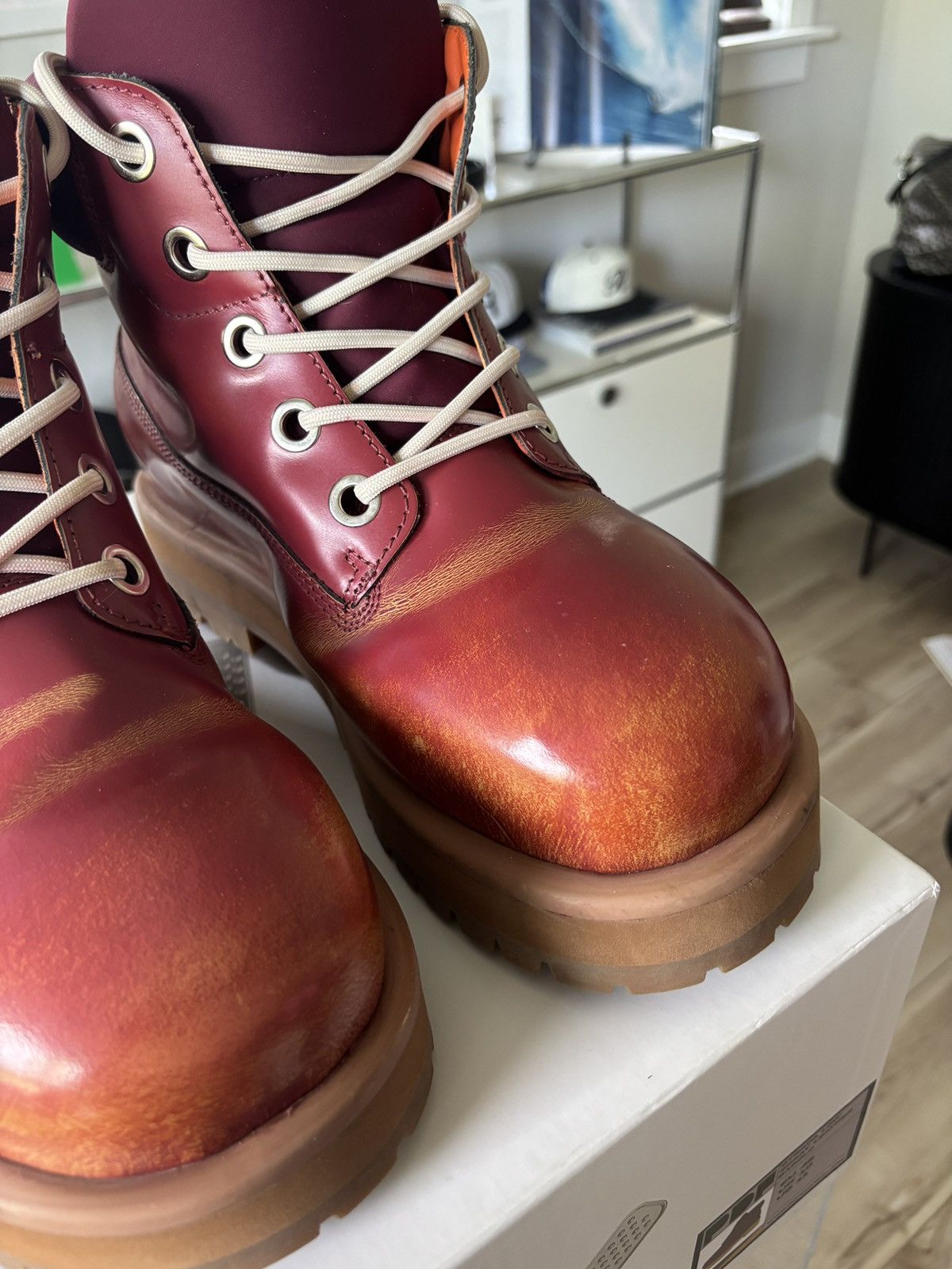 PDF PDF STRADA LOW SPRAY LEATHER BOOTS BAROLO Size US 12 / EU 45 - 10 Thumbnail