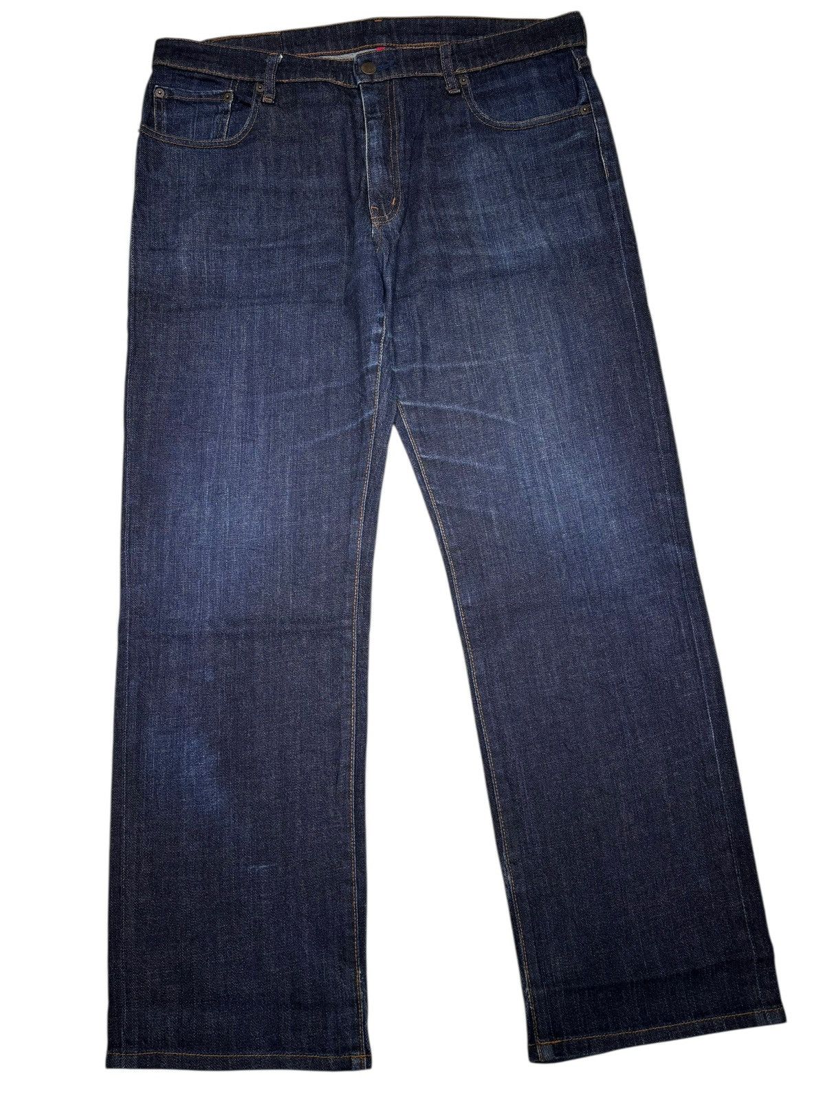 Undercover × Uniqlo UNIQLO S003 BAGGY LOOSE BLUE DENIM JEANS Size US 37 - 2 Thumbnail