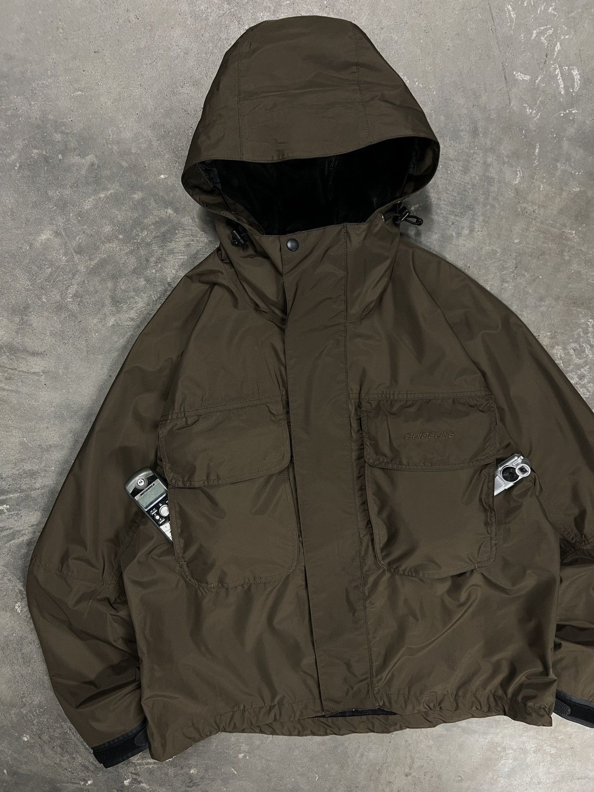 Simms Guideline Wading Jacket Cargo Pockets Windbreaker Size US XL / EU 56 / 4 - 3 Thumbnail