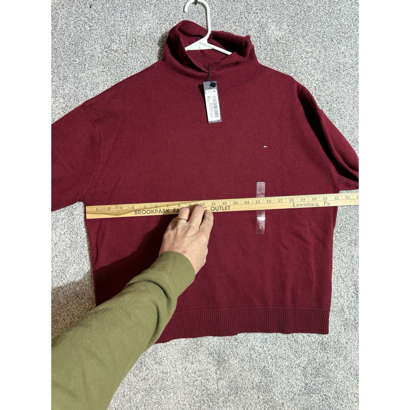 Tommy Hilfiger Tommy Hilfiger Mockneck Sweater Womens L Relaxed Fit Classic Size L / US 10 / IT 46 - 3 Thumbnail