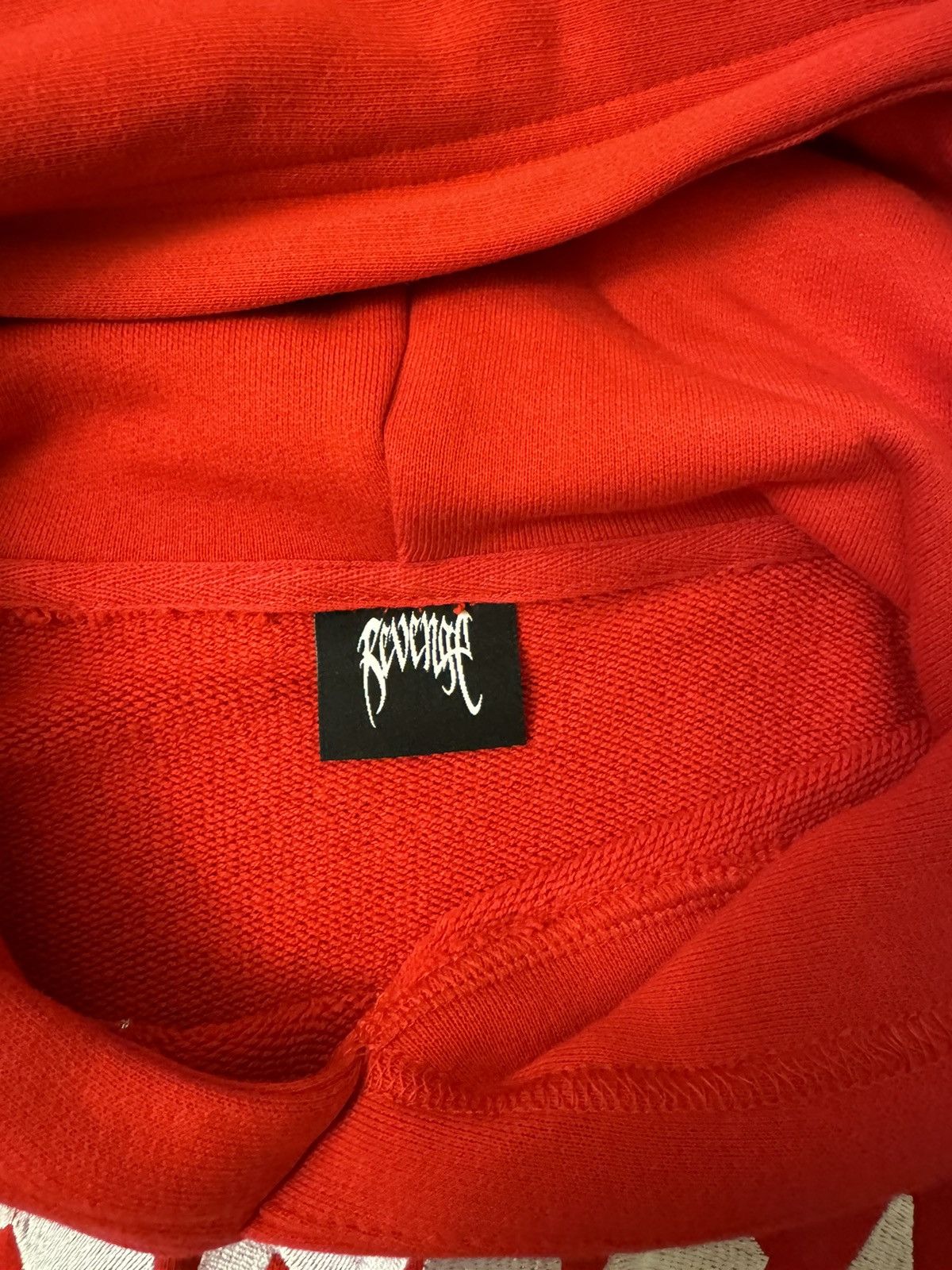 Revenge Revenge Red White Embroidered Arch Hoodie Size US M / EU 48-50 / 2 - 3 Thumbnail