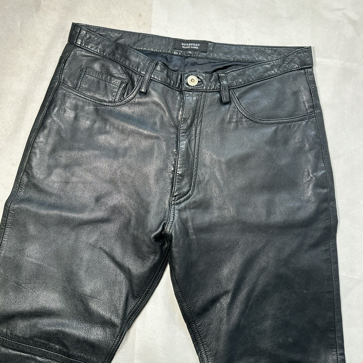 Burberry Burberry Black Label Leather Trousers Size US 28 / EU 44 - 3 Thumbnail