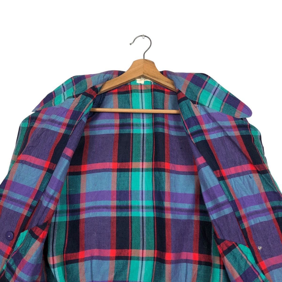 Japanese Brand 📌Vintage Bomber Jacket Chalet Blanc Tartan Issey Miyake Size US S / EU 44-46 / 1 - 15 Thumbnail