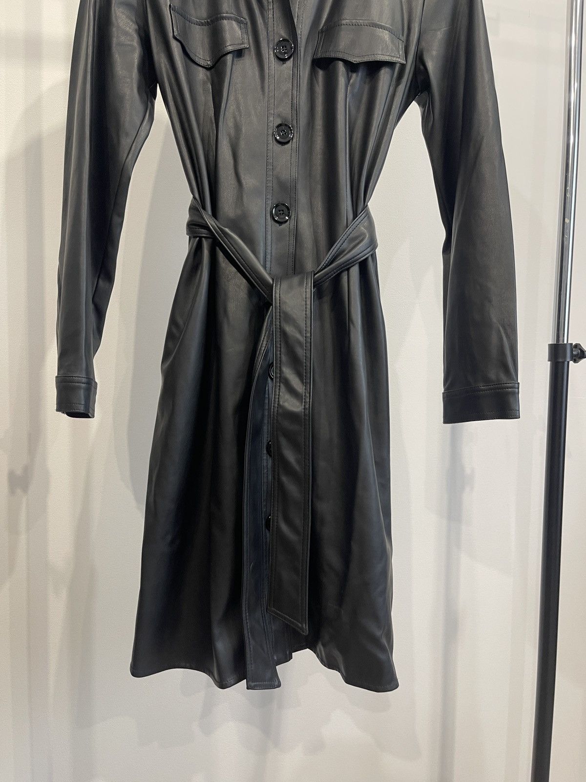 Max Mara Iblues max mara Istrice dress made of black faux leather 42 Size M / US 6-8 / IT 42-44 - 8 Thumbnail