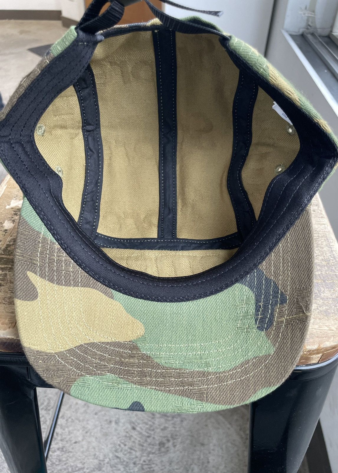 Supreme Supreme Jacquard Logos Denim Camp Cap Size ONE SIZE - 7 Thumbnail
