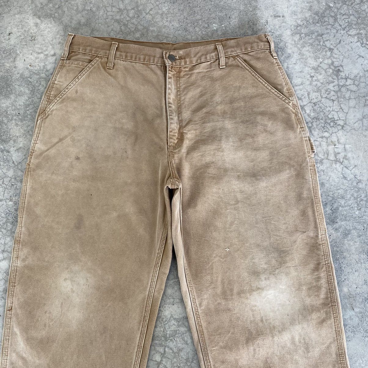 Carhartt Vintage Carhartt Faded Tan Dirty Carpenter Workwear Pants Size US 36 / EU 52 - 4 Thumbnail