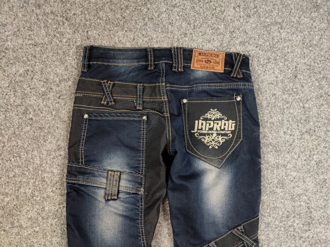 Japanese Brand × Vintage Vintage Japan JapRag By Okusama Zaniki Cargo Jeans Y2K Style Size US 30 / EU 46 - 8 Thumbnail
