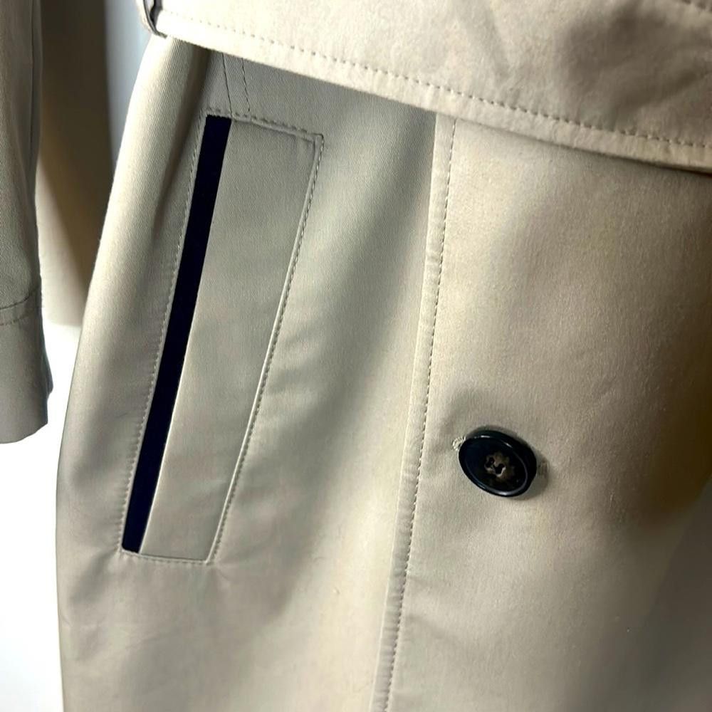 Hugo HUGO - Modern Belted Trench - 38R - khaki color Size US M / EU 48-50 / 2 - 4 Thumbnail