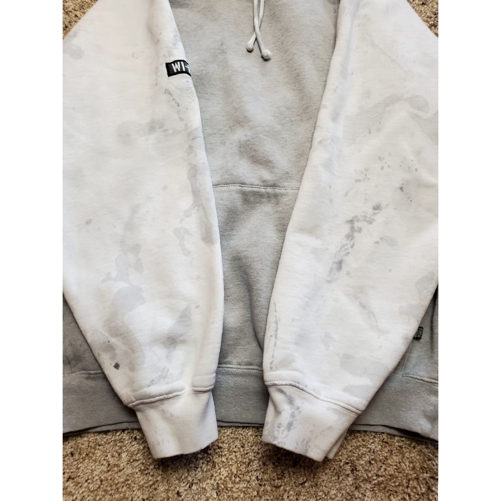 World Industries VINTAGE World Industries Hoodie Men Large Gray Pullover Distressed Y2K Stars Embroidered Regular Fit Zip Sweater Sweatshirt - Mens Size US L / EU 52-54 / 3 - 3 Thumbnail