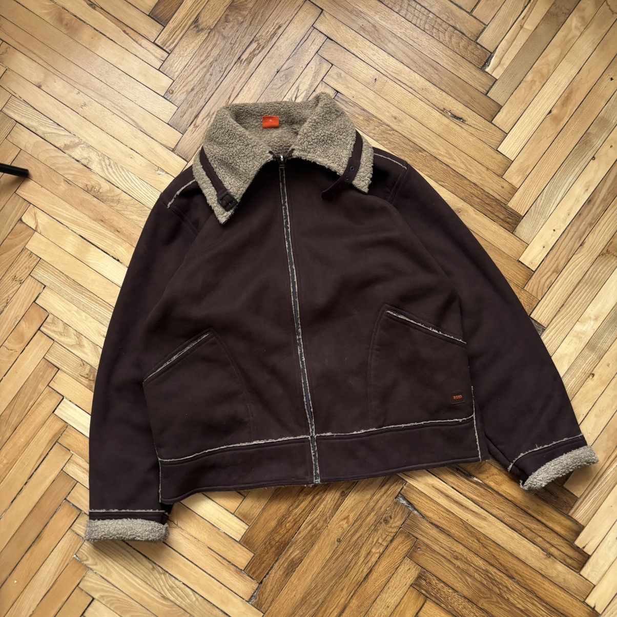 Hysteric Glamour Vintage Hugo Boss Sheepskin Coat Jacket Size US XL / EU 56 / 4 - 3 Thumbnail