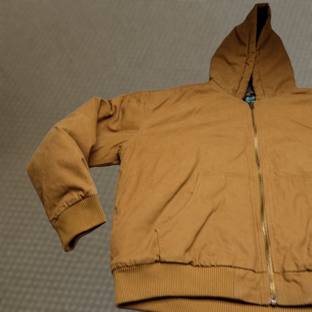 Vintage Woolrich Jacket Mens XL Brown Canvas Zip Full Lined Rugged Workwear Casual Woolrich Brown Canvas Jacket XL Mens Size US XL / EU 56 / 4 - 1 Thumbnail